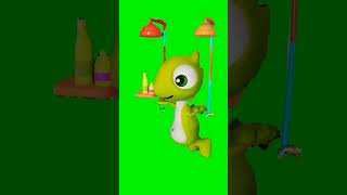 cartoon green screencartoon shortshort danceyoutube shortsgreen screen chanal machhli pushpa 2 [upl. by Suedama553]