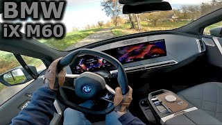 2022 BMW iX M60  POV test drive [upl. by Ciri]