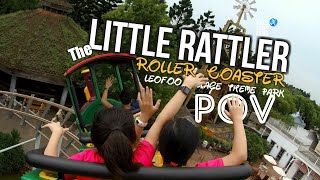 The Little Rattler Roller Coaster of Leofoo Village Theme Park  POV  Waterland Films [upl. by Aizahs436]