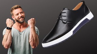 MEN´S CASUAL OXFORD SHOES BREATHABLE FLAT FASHION SNEAKERS REVIEW  THE BEST SHOES FOR DAY TO DAY [upl. by Ardek]