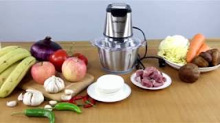 LINKChef amp LONG PLUS FC5120 Electric Food Chopper Mini Food Processor [upl. by Noimad]