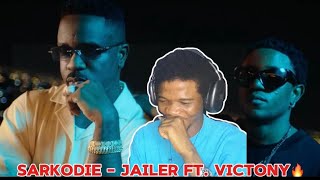 Sarkodie  Jailer ft Victony Official VideoReaction [upl. by Ikkir501]