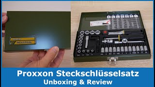 Proxxon 23080 Feinmechaniker Satz Steckschlüsselsatz  Unboxing Review und Test [upl. by Ayocal]