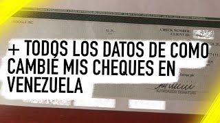 ¿Por qué cobrar cheques en Venezuela es más fácil de lo que pensabas [upl. by Marlon]