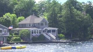 Cruising by Steven Tylers House on Lake Sunapee [upl. by Hauck]