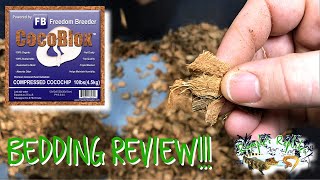 Coco husk Reptile Bedding Review  Freedom Breeder  Best Enclosure Substrate [upl. by Aluor]