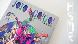 ASMR Jojos Bizarre Adventure Art Book  Whispering Book Sounds [upl. by Radnaxela]