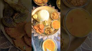 Veg Lunch ThaliSpecial Chhatu besaraytshorts subscribe lunchmenu luckyhandisala [upl. by Nevram813]