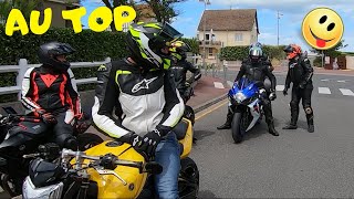 MOTARDES et MOTARDS Gentils 😁 Petite FRAYEUR 😱Bref Sacré BALADE ✌️ [upl. by Ajan]