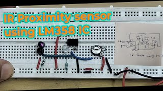 IR proximity sensor using icLM358 [upl. by Nidroj]