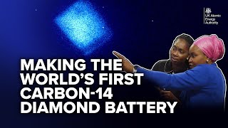 Diamonds are forever Making The Worlds First Carbon 14 Diamond Battery [upl. by Zorana]