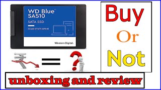 Western Digital WD Blue SA510 SATA 500GB SSD unboxing LOWEST price SSD 500GB LaptopDesktop WD [upl. by Mccourt]