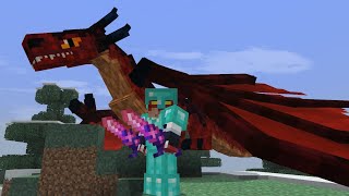 Tameable Element Wyvern Addon MCPE 120 [upl. by Akcinahs]