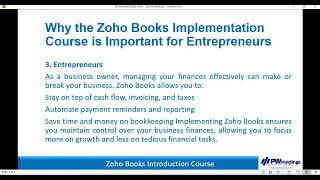 Zoho Books Introduction 2 [upl. by Fulcher991]