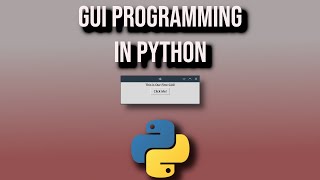 Lets Create Our First GUI In Python [upl. by Asilenna473]