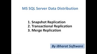 Setup Transactional Replication on MS SQL Server 2022  Beginners in HindiDay 21 ibharatsoftware [upl. by Lewanna]