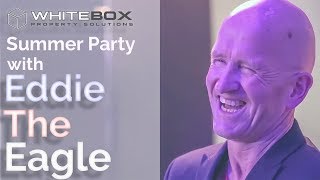 White Box Property Solutions Summer Party with Eddie The Eagle [upl. by Phylys412]