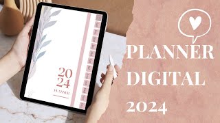 PLANNER INTERATIVO DIGITAL 2024 [upl. by Arnie]