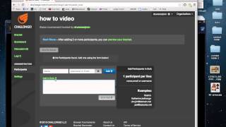 A quick guide on how work Challonge [upl. by Nosiddam]