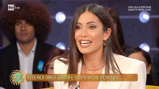 Federica Nargi grinta e simpatia che incantano  Da noi a ruota libera 24112024 [upl. by Trahern]