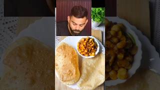 Chole Bhature Is Virat Kohlis Favourite Dish😍 cholebhaturaerecipeviralvideoshorts [upl. by Skillern]