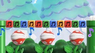 Super Mario Bros Wonder  Piranha Plants On Parade No Kill [upl. by Dlarrej]