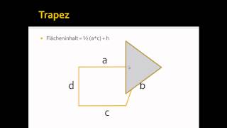 Flächeninhalt von einem Trapez berechnen [upl. by Chip86]
