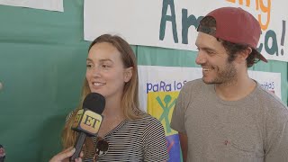 ​Leighton Meester and Adam Brody Totally Laugh That Blair Waldorf and Seth Cohen Wound Up Toget… [upl. by Airdnax]