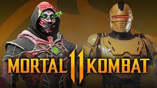 Mortal Kombat 11  NEW RoboCop quotMK3 Cyber Ninjaquot Skin Colors  NEW Look  Ermac Design From Krypt [upl. by Tybald537]