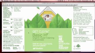 Shaklee Ingredient List for Basic H by Chase Swift [upl. by Kuebbing687]