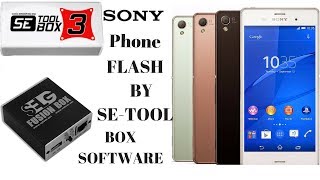 Sony Xperia Z3 Model D6603 Flashing done by Setool box [upl. by Onibla897]