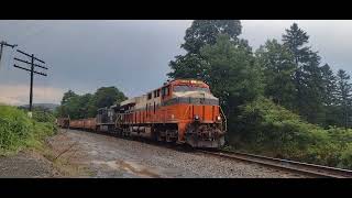 NS Interstate heritage unit 8105 leads 30T [upl. by Rabassa334]