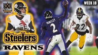 The Steelers Make the Playoffs Steelers vs Ravens Week 18 Highlights  5 Star Matchup [upl. by Hooper]