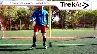 TREKFIT SOCCER  Pas croisés  Crossed steps [upl. by Haden329]