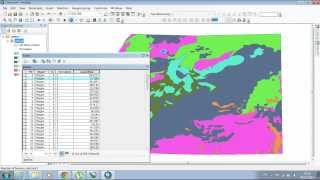 Calcul de la superficie dun shapefile sous ArcMap 101 ArcGis  Tutoriel [upl. by Trebliw90]