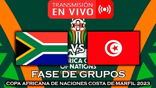 SUDÁFRICA 🇿🇦 VS 🇹🇳 TÚNEZ EN VIVO  COPA AFRICANA DE NACIONES 2023  FÚTBOL MAGNO [upl. by Ardnahs874]