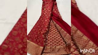 Latest Brocade Saree Designs 2024 [upl. by Fiel]