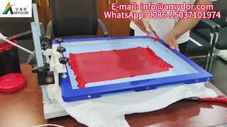 Digital Screen Plate Printing Machine [upl. by Einaeg]