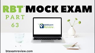 Pass the RBT® Exam  RBT® Practice Exam  Full Mock RBT® Exam Review Part 63 [upl. by Nnylrebma420]