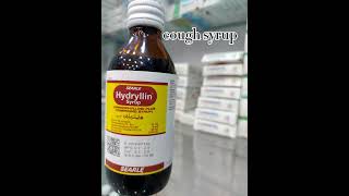 cough syrup  anti allergy cold flue syrup phramasist sneezing cold flue [upl. by Nakhsa]