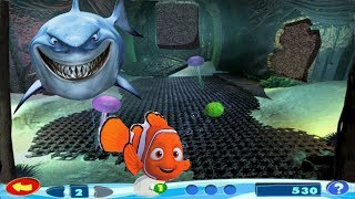 Finding Nemo Nemos Underwater World of Fun  Feeding Frenzy Game [upl. by Acirretahs]