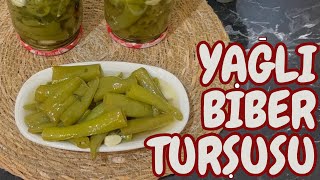 YAĞLI BİBER TURŞUSU‼️ yağlıbiberturşusu turşutarifi biberturşusu yemektarifi turkishmezerecipe [upl. by Riedel]