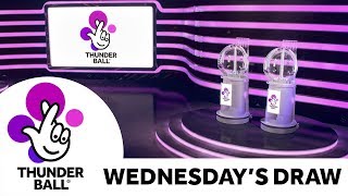 The National Lottery ‘Thunderball draw results from Wednesday 18th December 2019 [upl. by Ardnaiek]