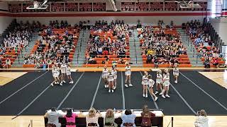 Chapmanville Middle School at Martinsburg Bulldog Cheerpalooza 2024 [upl. by Chaddie]