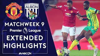 Manchester United v West Brom  PREMIER LEAGUE HIGHLIGHTS  11212020  NBC Sports [upl. by Thad806]