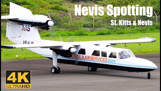 Anguilla Air Services Britten Norman Trislander Arriving In Nevis From Anguilla [upl. by Giacopo]