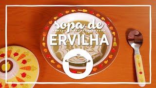 Receita de Sopa de Ervilha sem Panela de Pressão [upl. by Nairadas416]