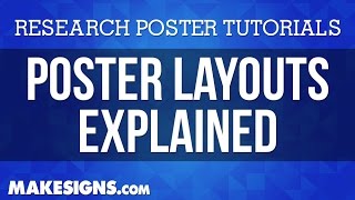 Poster Layout  The Best Layout Tips For Your Research Poster [upl. by Haze553]