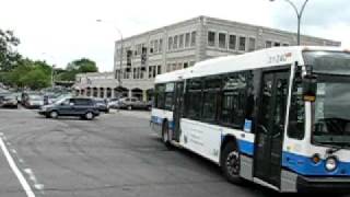 Montreal Street Scene STM Bus Mack Garbage Truck And older cars [upl. by Noyerb]