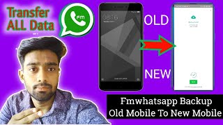 Transfer Fmwhatsapp Data To New Mobile  No Data Loss  Technical Rex [upl. by Fu]